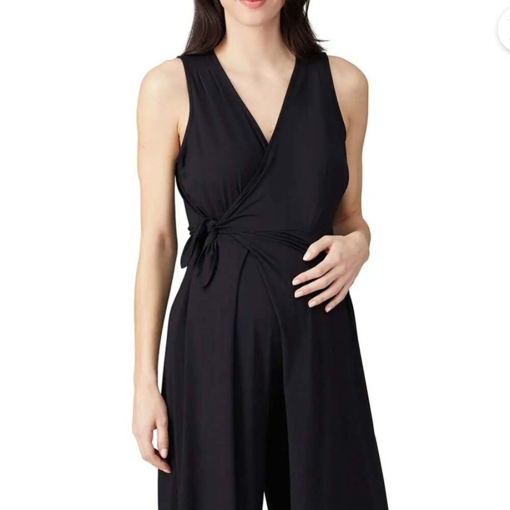 Nom Maternity Francesca Maternity Jumpsuit Size Large MSRP $128